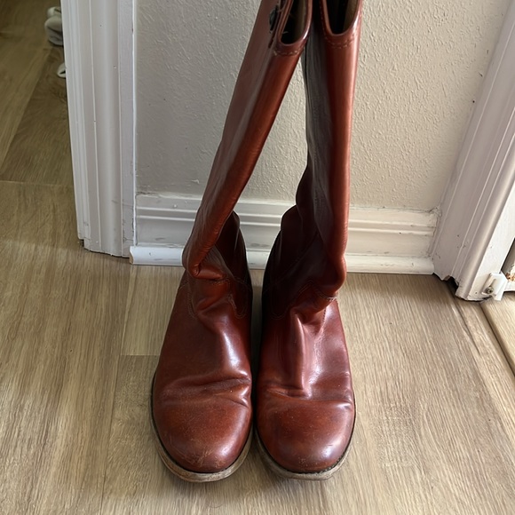 Brown Frye Melissa Button Boots 7.5 - Picture 2 of 5